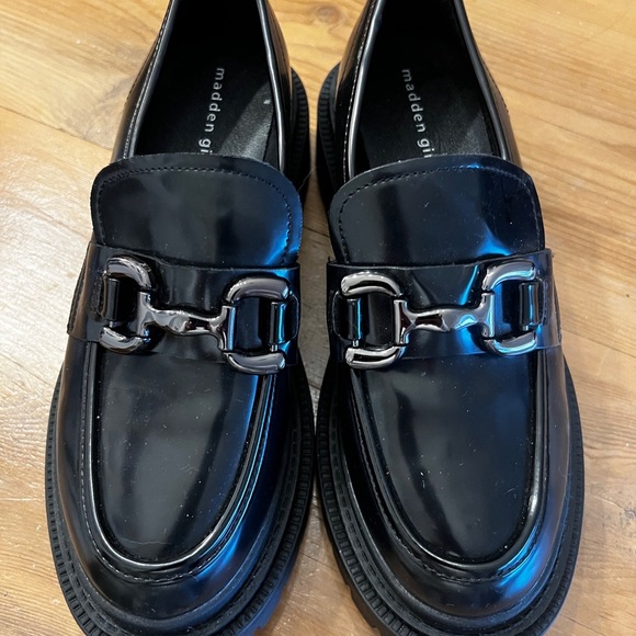 Madden Girl Shoes - Madden Girl Black Loafers